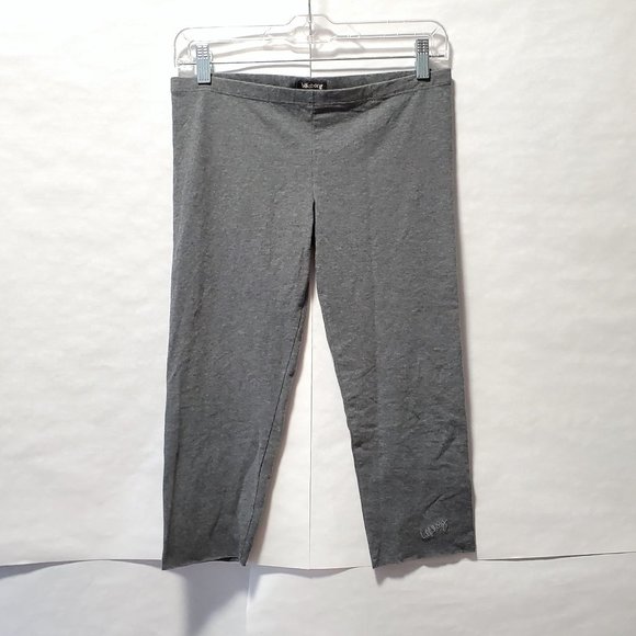 $5 CLEARANCE * Billabong cropped gray leggings - Size Medium - Picture 2 of 7